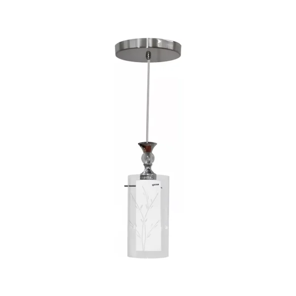 PENDENTE VIDRO ALUMÍNIO TD292/1 1XE27 TASCHIBRA