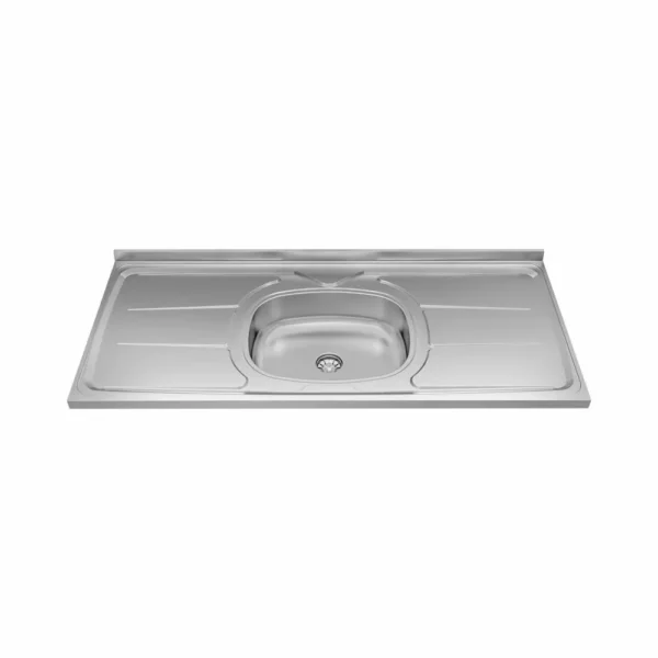 PIA INOX 200X53 C/ CUBA N2 (56X34) STD TECNOCUBA