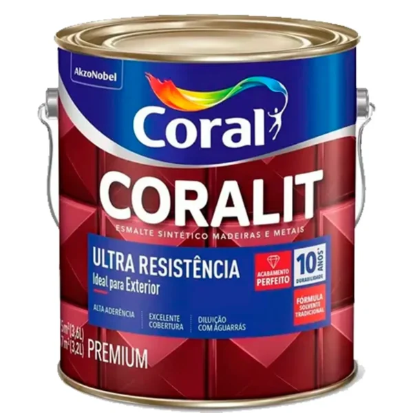 TINTA ESM FOSCO 3.6L CORALIT BRANCO CORAL