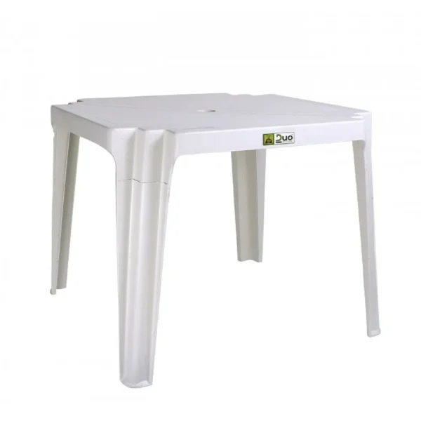 MESA QUAD CABO BRANCO BRANCA PLASTEX
