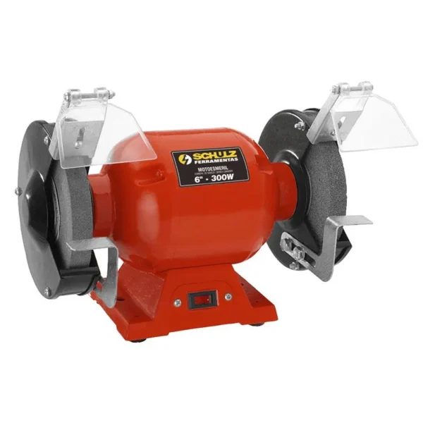 MOTOESMERIL BANCADA 6" MONOF 300W 220V SCHULZ